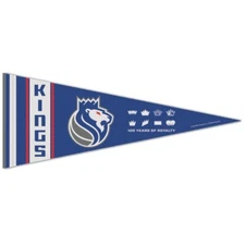 SACRAMENTO KINGS 2023 CITY EDITION ROLL UP FELT PENNANT 12"x30" WINCRAFT 👀