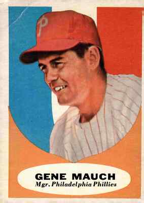 1961 Topps #219 Gene Mauch