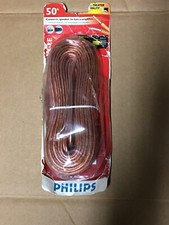 50 ' feet TRUE 16 Gauge Philips Speaker Wire Car Home Sky High ft