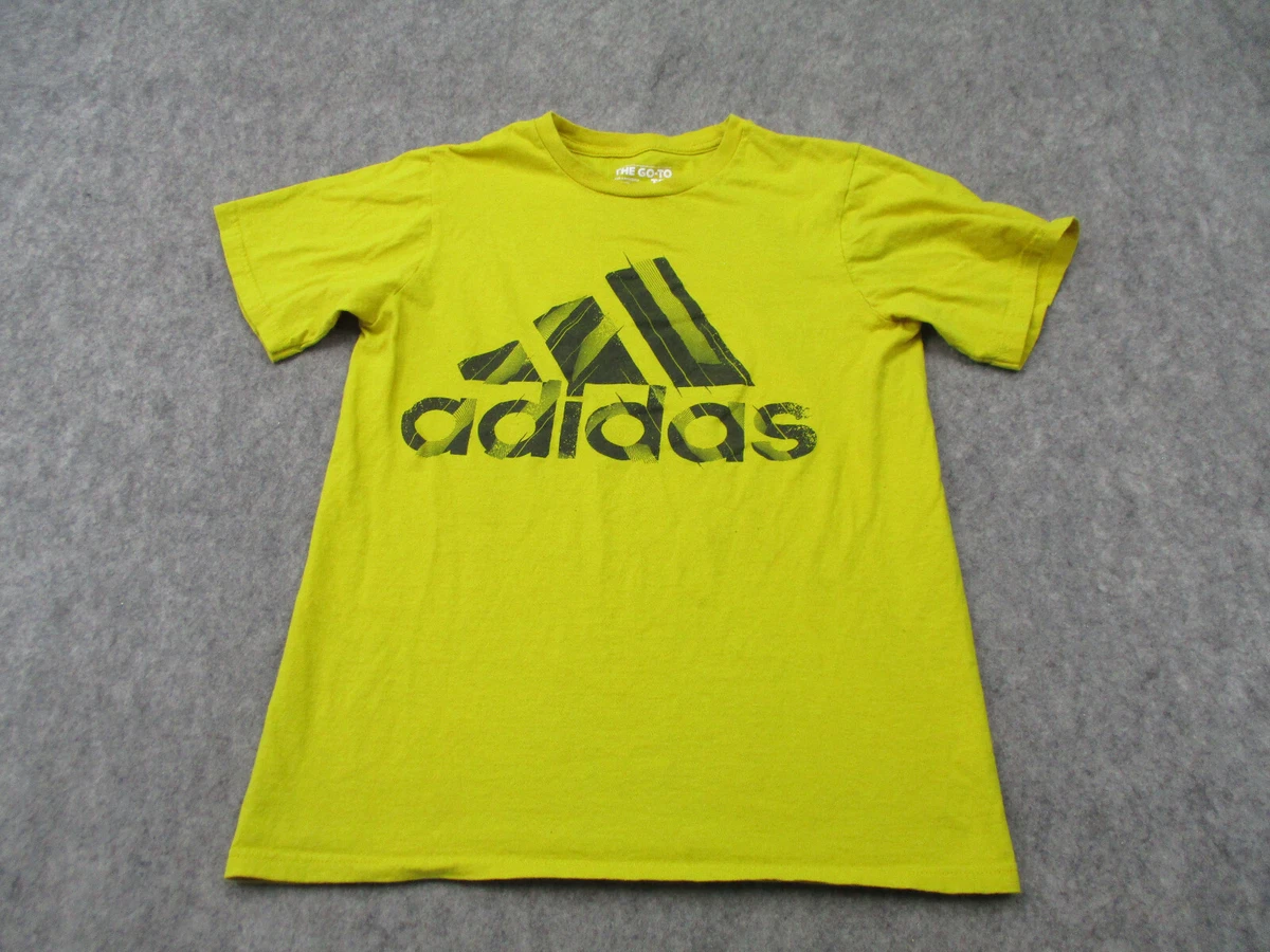 yellow adidas shirt mens