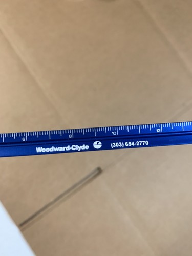 Vintage Alumicolor Triangular 3-sided Engineer Code 3210 Aluminum Ruler 6” - Picture 4 of 12