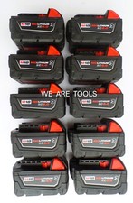  10 New Milwaukee RESISTANT Battery GENUINE 48-11-1850R 5.0 AH XC M18 18V RED