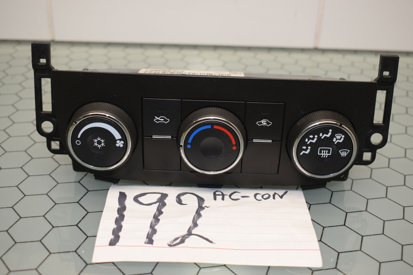 06 07 08 Chevrolet Impala AC and Heater Control Used Stock #192-AC 