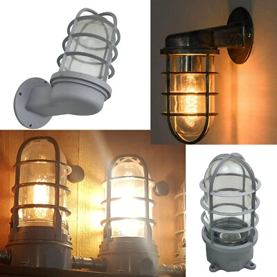 Lampe Applique Marine Industriel Design Leuchte Vintage Lampara Lampada Atelier - Photo 1/4