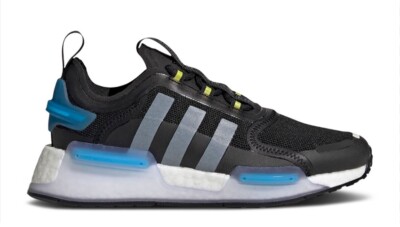 Unisex Sz 6.5 adidas originals nmd v3 trainers - black blue. NWB. Shoes, Sneaker