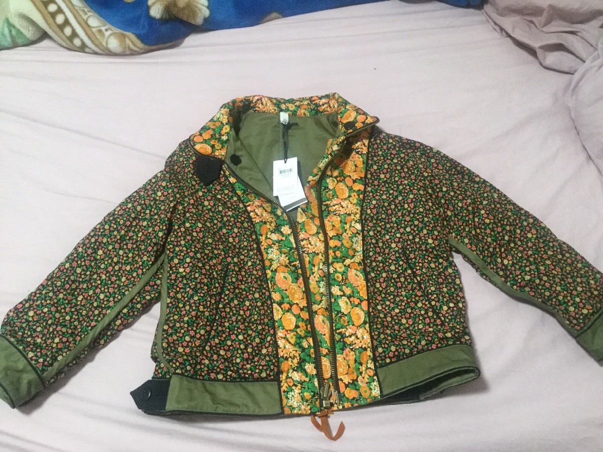 NWT Coach 1941 Reversible Cotton/Silk Military Blouson Jacket SzXS