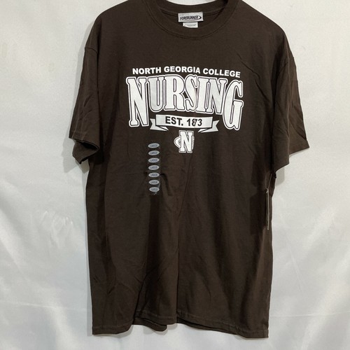 Dark Brown Graphic T Shirt Size 