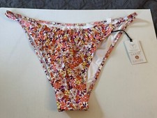 New Shade Shore Extra Cheeky Bikini Bottom Medium M Floral H18