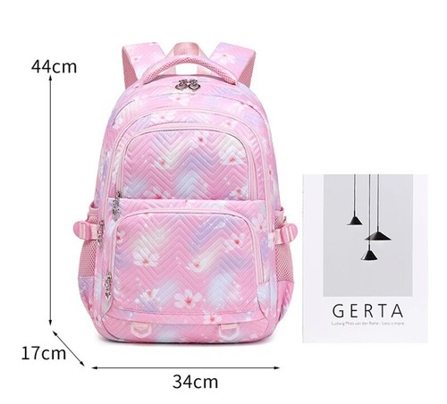 Lilo Stitch Exquisite Floral Backpack Waterproof Travel Bag Bookbag Mochila - 第 2/56 張圖片