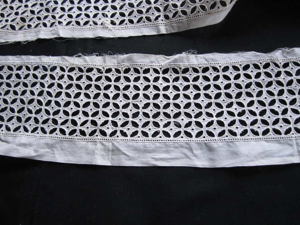 Entre-deux batiste brodée - Photo 4/4