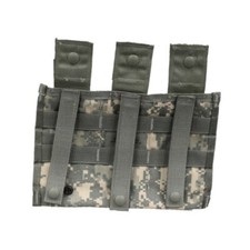 Used Triple Magazine Pouch 100% Nylon MOLLE system fastener USA Made
