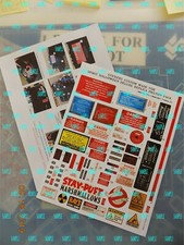 Spirit Halloween Proton Pack Weathered Decals Ghostbusters Shell Mod