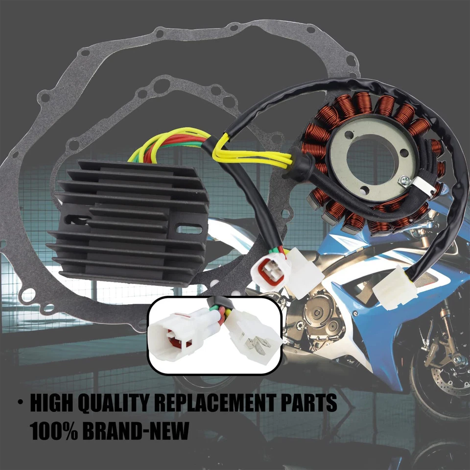 Estator y regulador para Suzuki GSX-R750 2006-2017 con junta Foto 2 de 4