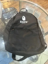 Black Bathing Ape Bape Ape shall Never Kill Backpack