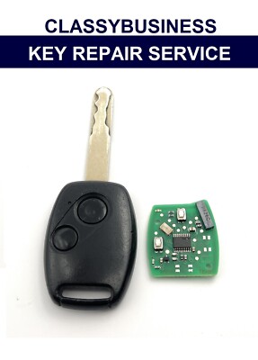 Honda Jazz Accord Civic HRV FRV 2 Tasten Fernbedienung Schlüsselanhänger Batterie Ersatz Reparatur