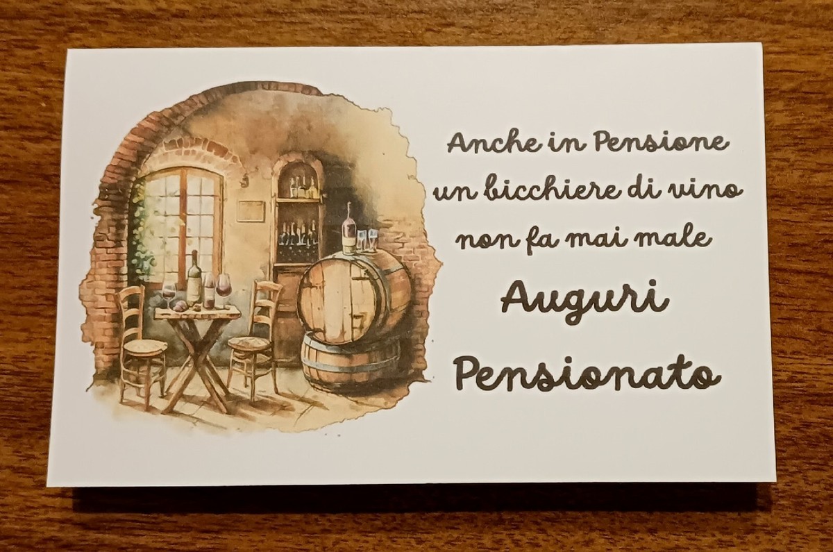 Biglietto Auguri Pensionamento Con Busta - Buona Pensione In Oro E Nero | Regalo Per Colleghi E Amici - Foto 10