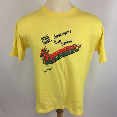Mint Vintage Cycling Racing Bike Bicycle Official T Shirt 1980s 88 Marathon Run 
