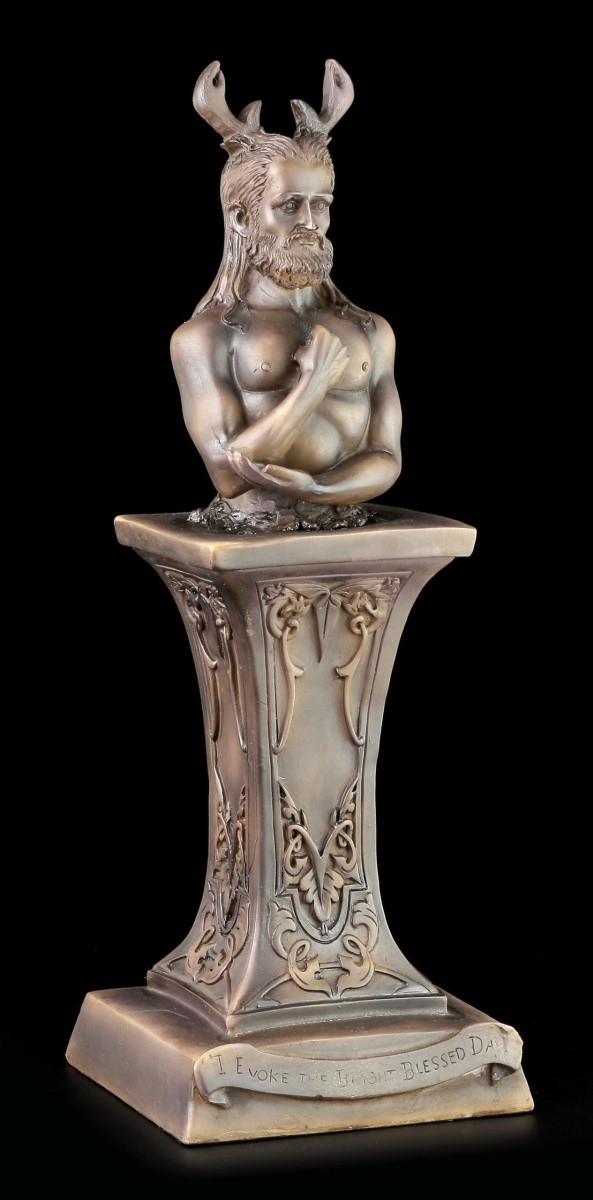 Bust Of Cernunnos - Horned God - Maxine Miller Celtic God Sculpture