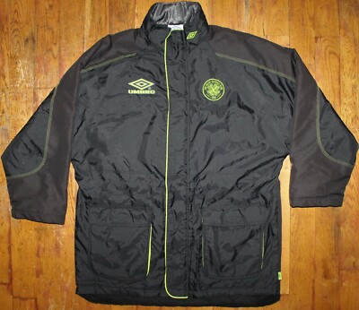 希少】Celtic FC フード付きジャケット グレー UMBRO アンブロ Vintage