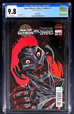 Age of Ultron vs. Marvel Zombies #3 CGC 9.8 Francavilla Variant RARE HTF  Marvel