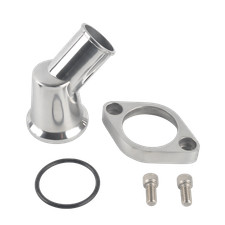 45 Swivel Water Neck Thermostat Housing For Sbc Bbc Chevy 327 350 396 454 302