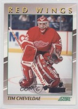 1991-92 Score Young Superstars Tim Cheveldae #25 0s5