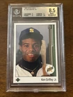 1989 Upper Deck - Star Rookie Ken Griffey Jr #1 (RC) BGS 8.5