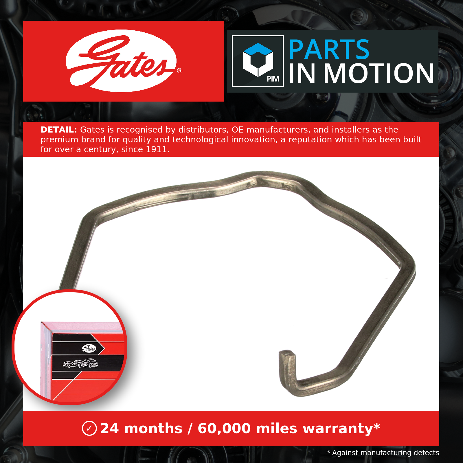 Hose And Tube Accessories fits SEAT ALTEA 5P, 5P1 1.9D 2.0D 2004 on Gates New - Image 3