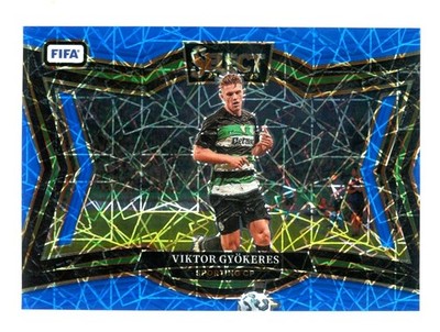 2024-25 Panini Select FIFA Field Level Blue Lazer Prizm Viktor