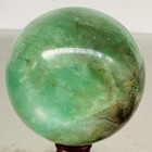 2620G Natural green fluorite Quartz Sphere Crystal Energy Ball Reiki Healing — photo 10