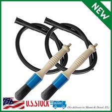 2 Pcs Parts Washer Brush with 31 Inch Hose- Wear Resistant Parts Cleaning Brush-
