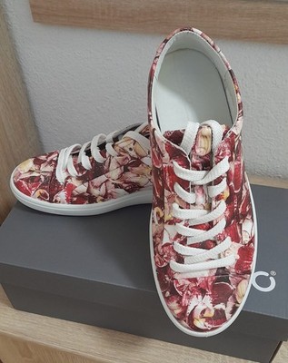 ECCO SOFT 7 Women Damen Schuhe Sneaker Leder mehrfarbig Gr. 38 neu