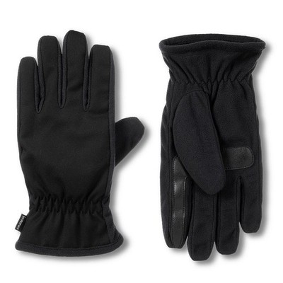 Isotoner Mens Back Lined Water Repellent Stretch Gloves SmartDri Size L NWT