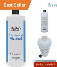 Isopropyl Alcohol 99 Pure Liquid 32 Fl Oz Rubbing Surface Cleaning