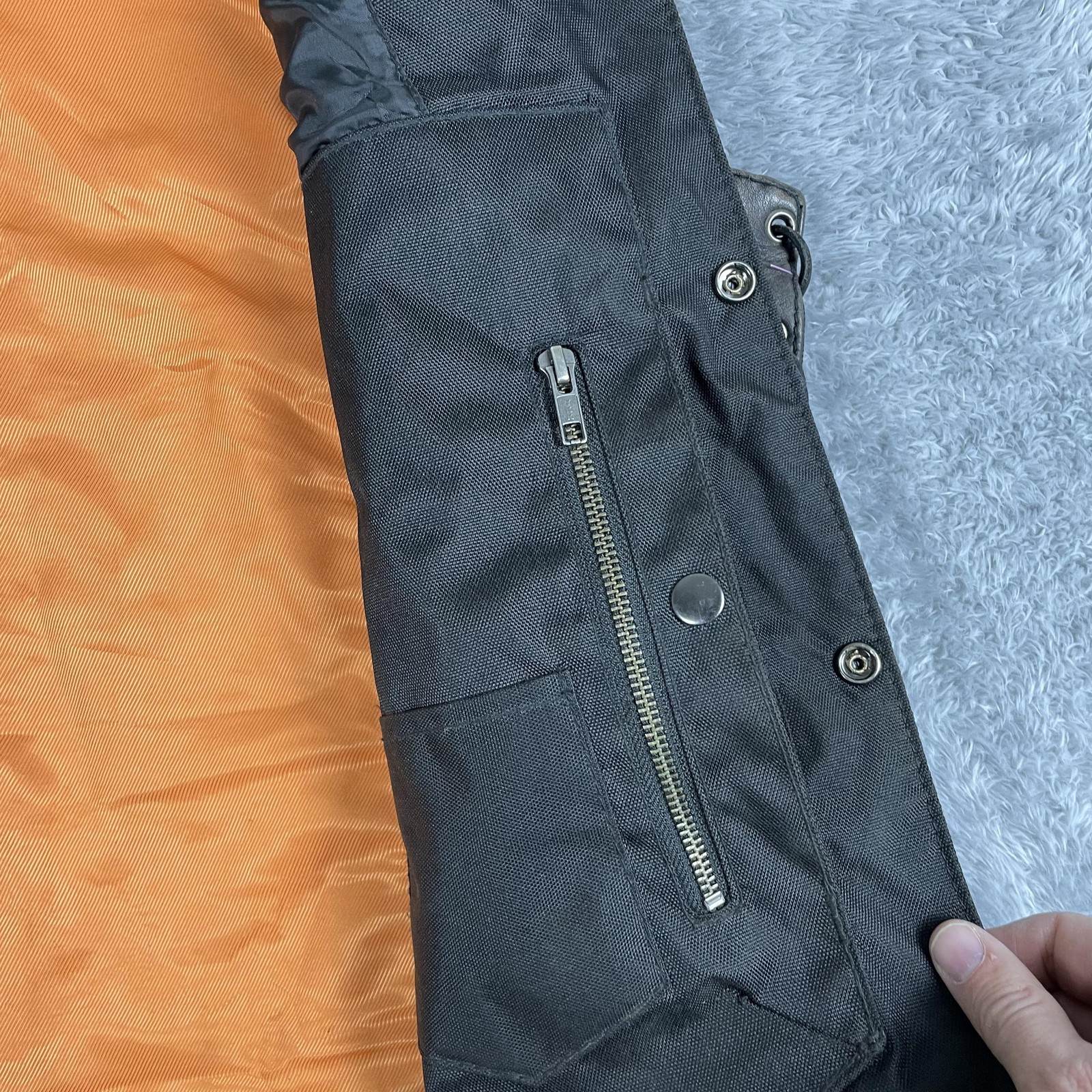 Milwaukee Leather Vest Mens 2XL Brown Distressed Side Lace Biker Motorcycle