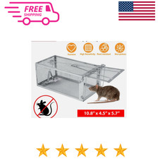 USA Mouse Trap Rat Trap Rodent Trap Live Catch Cage, Easy to Set Up and Reuse