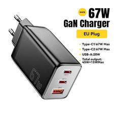 Essager 67 W Gan USB-C Ladegerät PD 3.0 QC 3.0 Schnellladung Für Iphone 16 15 Pr