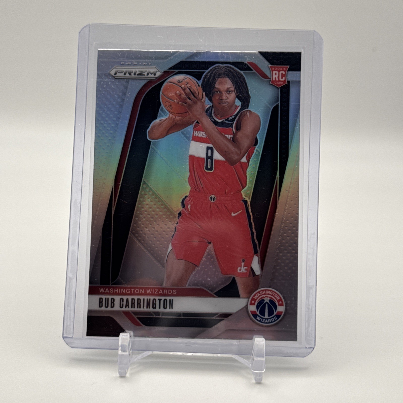 2024-25 Panini Prizm - Bub Carrington #244 Silver Prizm (RC)