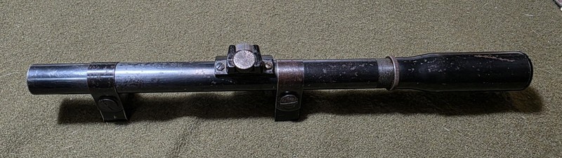 Field Model 275-S vintage Australian scope and mounts for Lithgow Model 1
