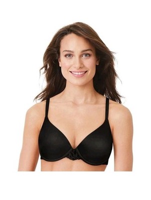 Bali One Smooth U Dreamwire Full-Figure Underwire Bra DF6580 Black 34C NWT