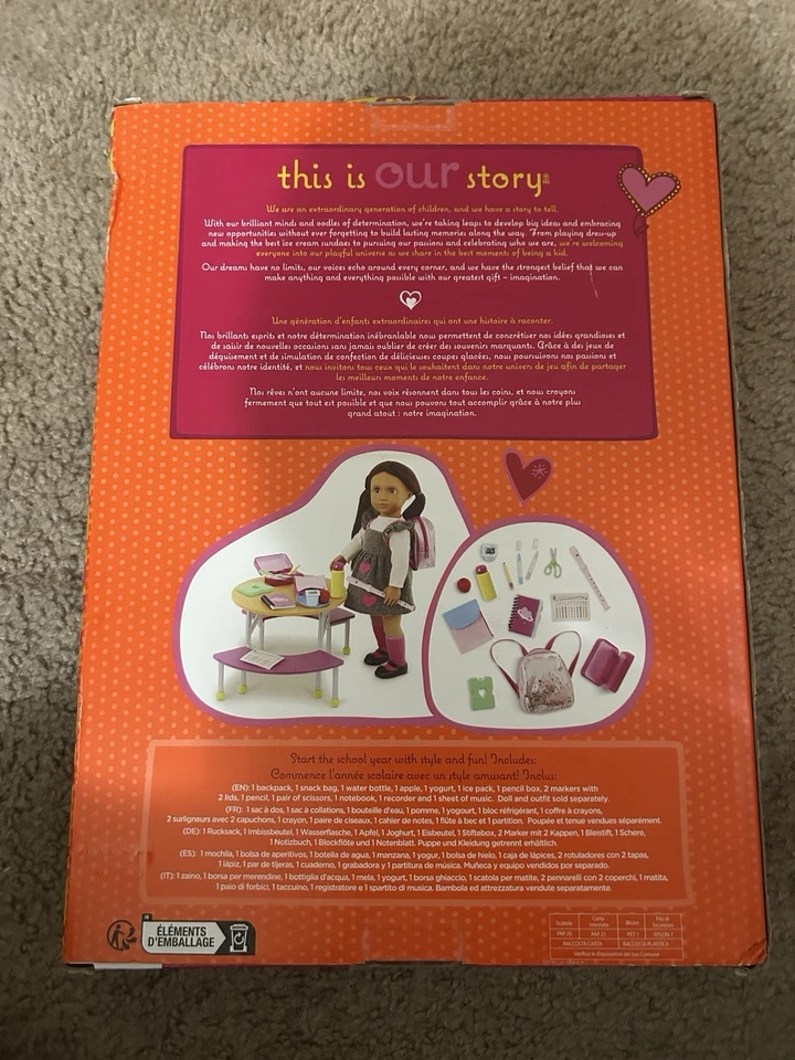 Lote Nuestra Generación OG Muñeca Fuera a la Escuela Conjunto de Accesorios para Muñecas de 18" Foto 2 de 2