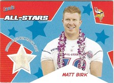 2005 Topps Bazooka - All-Stars Relics Matt Birk #BA-MB (MEM)