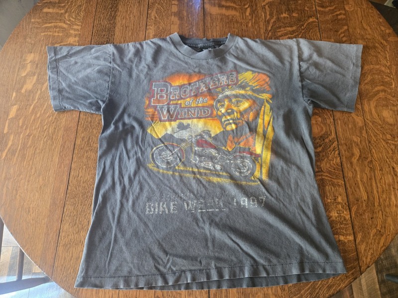Vintage Brothers Of The Wind Single Stitch T Shirt Unique Rare Space Jam Tag...