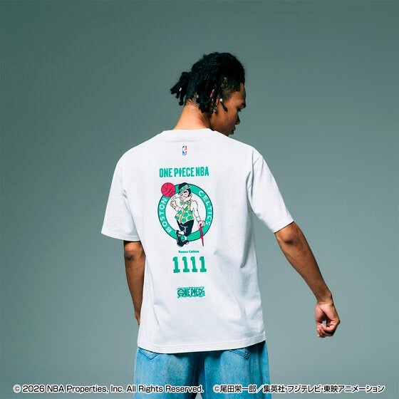 ONE PIECE × NBA T-Shirts ZORO×BOSTON CELTICS BLACK、White | eBay