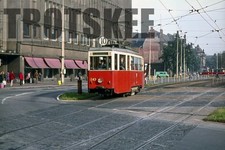 35mm Slide POLAND Szczecin Tram Strassenbahn 243 c1974 Original 