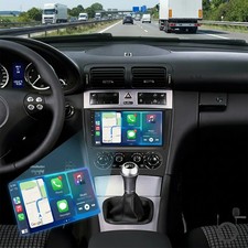 F&uuml;r Mercedes Benz C-Klasse W203 2004-2007 Autoradio Carplay Android 15 Navi GPS