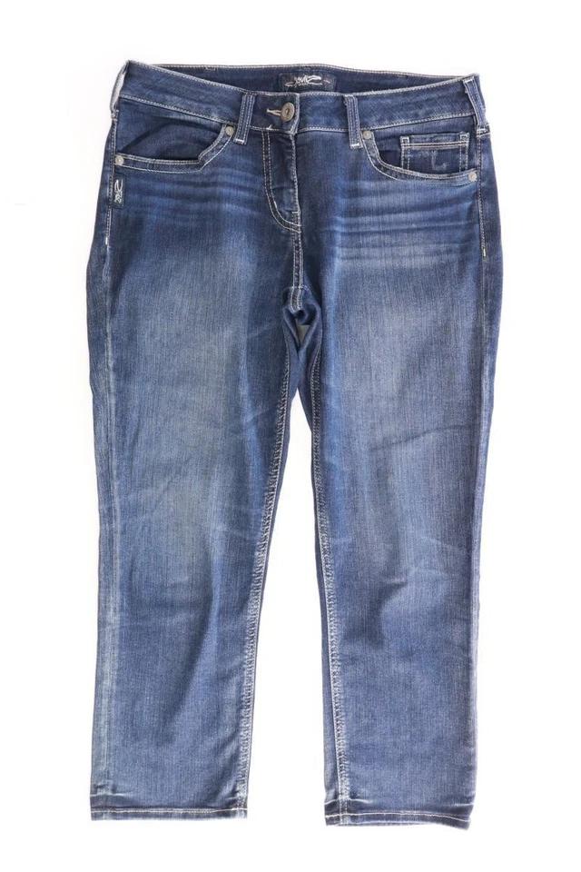 ✅ Silver Jeans 7/8 Jeans Regular Jeans für Damen Gr. W28/L22, S, 36 blau ✅ - Bild 4 von 4