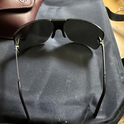Gargoyles Sunglasses Vintage Terminator Model w/Soft Case Blk/Blk Mint!