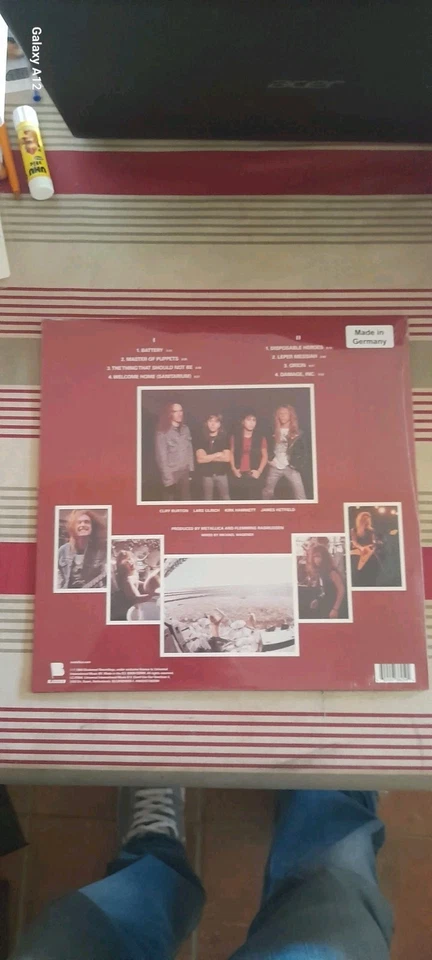 Metallica Master of Puppets · Lp · 1986, photo 2 sur 2