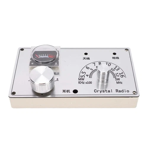 Mineral Radio Assembly Kit Passive Crystal Radio Assembly Kit With Meter Hea BT0